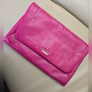 Kate spade♠️ leather clutch❣️